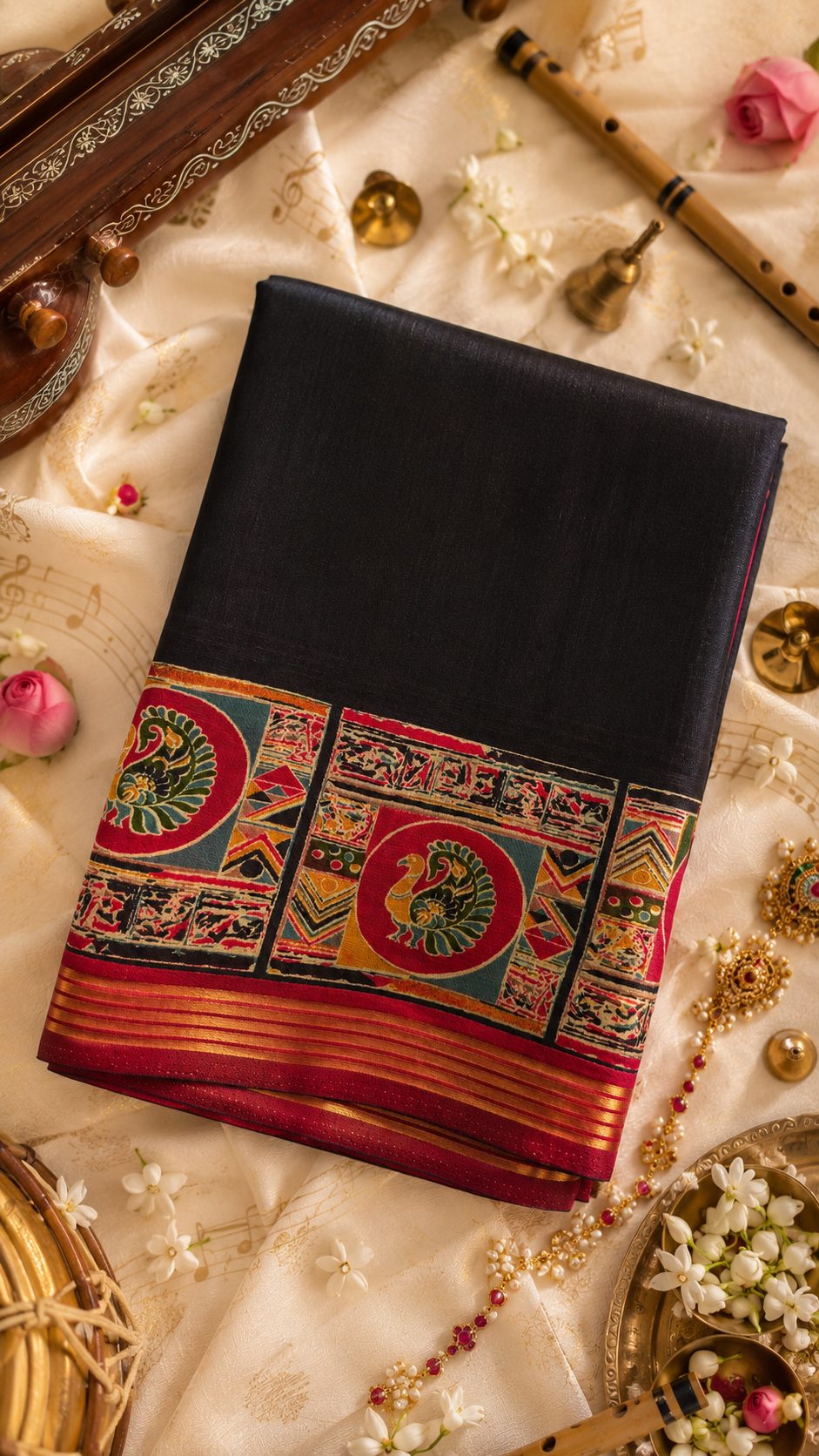 Black Modal Silk alternate view