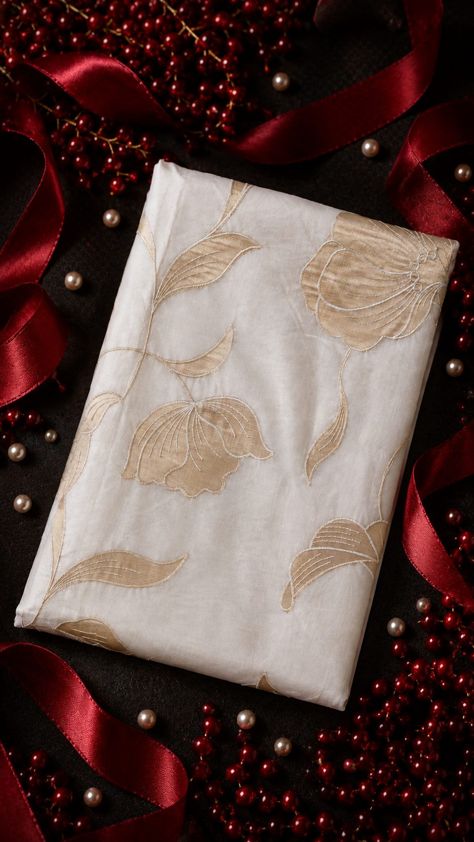 Ivory White Organza alternate view